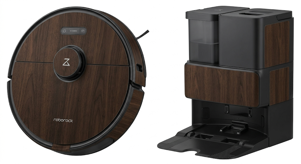Roborock - Qrevo L - Architectural Series - Charcoal Walnut